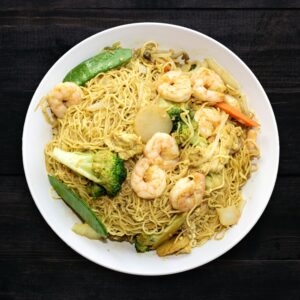 Singapore Shrimp Noodles